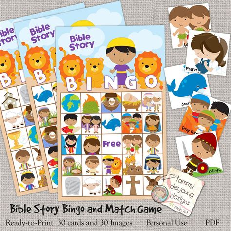 free printable sunday school bingo.